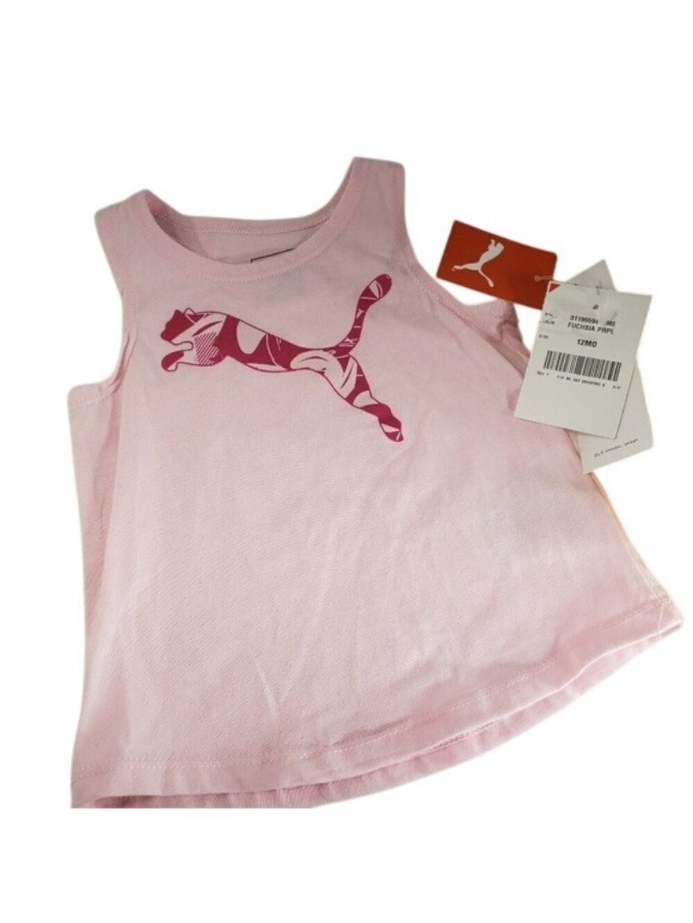 Puma Tank Athletic Racer Back Girls Tee Shirt Blouse Toddler